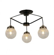 Evoluce SLE110302-03 светильник подвесной чёрный, Бронза/Прозрачный, Белый E27 3*40W SLE110302-03