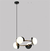 Eurosvet Moity 70150/4 / подвесной светильник / черный/латунь a064822