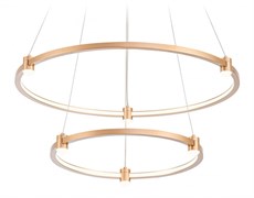Ambrella Светильник подвесной светодиодный FL5508/2+6 GD золото 45W 3000K/4200K/6400K D600/400*1300 (без ПДУ) FL5508