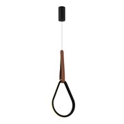 ST LUCE SL6131.413.12 Светильник подвесной Черный/Черный, Терракотовый LED 1*12W 4000K SL6131.413.12