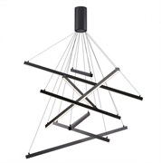 Odeon Light 3860/96B ODL20 32 черный/металл Подвесной светильник LED 3000K 96W 220V COMETA 3860/96B