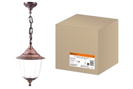 TDM Светильник Прага Эл-11-70М 60 Вт Е27 подвесной медь, прозрачный плафон SQ0330-0530