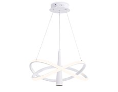 Ambrella Подвесной светодиодный светильник с пультом управления FL5367/2+1 WH белый 47W 3000K-6400K D480*1200 (ПДУ ИК) FL5367