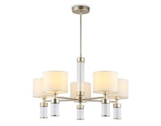 Ambrella Светильник подвесной LH71301/5 CGD/WH золото/белый E14/5 max 40W D680*740 LH71301