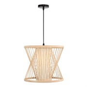 ST LUCE SL6241.503.01 Светильник подвесной Древесный/Белый E27 1*40W SL6241.503.01