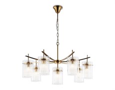 Ambrella Светильник подвесной LH56033/7+1 BS/CL латунь/прозрачный E14*8 max 40W D790*1200 LH56033