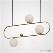 ImperiumLoft Подвесной реечный светильник HOOP L90 Латунь 101675-26