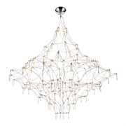 ST LUCE SL6601.103.114 Светильник подвесной Хром/Прозрачный LED 114*0,5W 3000K SL6601.103.114