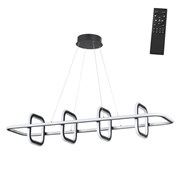 Novotech 359185 OVER NT23 000 черный Светильник подвесной диммируемый, в комплекте пульт ДУ IP20 LED 4000К 175W 220V ONDO 359185