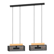 Eglo 390164 Подвесной светильник HL/4 E27 black/wood 'CIDRAZ' 390164