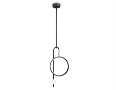 Ambrella Светильник светодиодный подвесной FL66435 BK черный 4200K 13W 240*60*1580 (Без ПДУ) FL66435