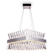 Ambrella Хрустальный подвесной светодиодный светильник TR5315 CH/CL хром/прозрачный 144W 500*500*750 (Без ПДУ) TR5315