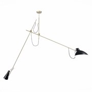 ST LUCE SL1803.203.02 Светильник подвесной Черный+Золото/Черный E27 2*60W SL1803.203.02