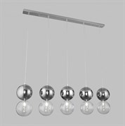 Eurosvet Подвесной светильник со стеклянными плафонами 50091/5 хром/дымчатый a057448