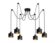 Ambrella Подвесной светильник в стиле лофт TR8132/6 BK черный E27*6 max 40W D700*800 TR8132