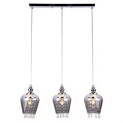 Ambrella Подвесной светильник со сменной лампой TR3613/3 CH/SM хром/дымчатый E27/3 max 40W 570*140*920 TR3613