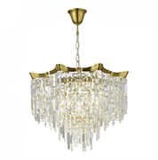 ST LUCE SL1659.303.10 Светильник подвесной Латунь/Прозрачный E14 10*60W SL1659.303.10