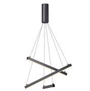 Odeon Light 3860/39B ODL20 33 черный/металл Подвесной светильник LED 3000K 39W 220V COMETA 3860/39B