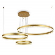 Ambrella Светильник светодиодный подвесной управляемый FA6203/3 GD золото 245W 3000K+6400K/3000K/6400K/4200K+4200K 1230*800*940 (ПДУ РАДИО 2.4G) FA6203