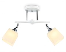 Ambrella Светильник подвесной TR303062/2 WH/CH/FR белый/хром/белый матовый E27/2 max 40W 560*145*260 TR303062