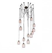 Evoluce SL193.303.12 светильник подвесной Черный/Латунь E27 12*60W SL193.303.12