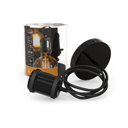 Gauss Светильник подвесной PL021 черный E27, 1 м, 1/40 PL021