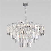 Eurosvet 10130/10 / подвесной светильник / хром/прозрачный хрусталь Strotskis a060641 a060641