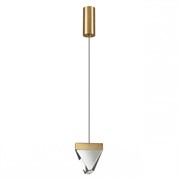 Odeon Light 6678/5L L-VISION ODL24  205  Подвесной светильник латунь/металл/хрусталь IP20 LED 5W 320Лм 4000K RAY 6678/5L