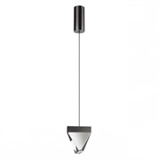 Odeon Light 6677/5L L-VISION ODL24  205  Подвесной светильник брашир черн/металл/хрусталь IP20 LED 5W 320Лм 4000K RAY 6677/5L