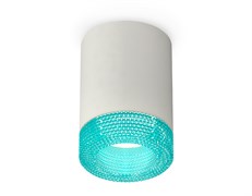 Ambrella Комплект накладного светильника с композитным хрусталем XS7423004 SGR/BL серый песок/голубой MR16 GU5.3 (C7423, N7194) XS7423004
