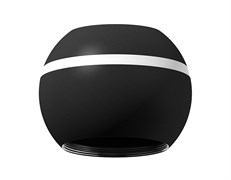 Ambrella Корпус светильника накладной для насадок D60/70mm c LED подсветкой C1102 SBK черный песок D100*H80mm MR16 GU5.3 LED 3W 4200K C1102