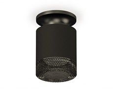 Ambrella Комплект накладного светильника с композитным хрусталем XS7402064 SBK/PBK/BK черный песок/черный полированный/тонированный MR16 GU5.3 (N7926, XS7402064