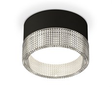 Ambrella Комплект накладного светильника с композитным хрусталем XS8102030 SBK/CL черный песок/прозрачный GX53 (C8102, N8480) XS8102030