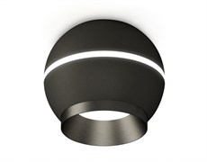 Ambrella Комплект накладного светильника XS1102010 SBK/PBK черный песок/черный полированный MR16 GU5.3 LED 3W 4200K (C1102, N7031) XS1102010