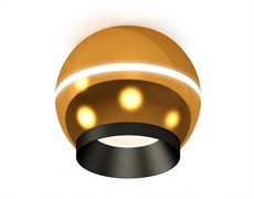 Ambrella Комплект накладного светильника XS1105001 PYG/PBK золото желтое полированное/черный полированный MR16 GU5.3 LED3W 4200K(C1105,N7031) XS1105001