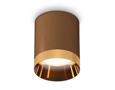 Ambrella Комплект накладного светильника XS6304011 SCF/PYG кофе песок/золото желтое полированное MR16 GU5.3 (C6304, N6134) XS6304011