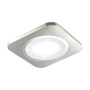 Eglo 97664 Светодиодный накладной светильник PUYO-S, 28W(LED), 510х510, H40, 3400lm, сталь, никель матовый, 97664