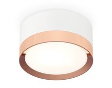 Ambrella Комплект накладного светильника XS8101006 SWH/PPG белый песок/золото розовое полированное GX53 (C8101, N8126) XS8101006