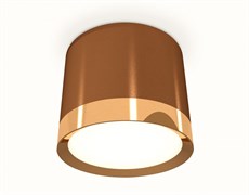 Ambrella Комплект накладного светильника XS8117001 SCF/PYG кофе песок/золото желтое полированное GX53 (C8117, N8124) XS8117001