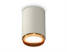 Ambrella Комплект накладного светильника XS6314024 SGR/PYG серый песок/золото желтое полированное MR16 GU5.3 (C6314, N6124) XS6314024