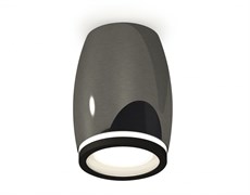 Ambrella Комплект накладного светильника с акрилом XS1123020 DCH/SBK/FR черный хром/черный песок/белый матовый MR16 GU5.3 (C1123, N7121) XS1123020