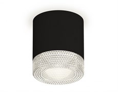 Ambrella Комплект накладного светильника XS7402010 SBK/CL черный песок/прозрачный MR16 GU5.3 (C7402, N7191) XS7402010