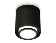 Ambrella Комплект накладного светильника с акрилом XS7723016 SBK/FR черный песок/белый матовый MR16 GU5.3 (C7723, N7121) XS7723016