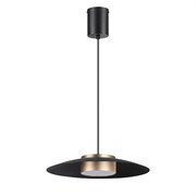 Novotech 358591 OVER NT21 000 черный/золото Светильник накладной светодиодный, провод 2м IP20 LED 4000K 18W 220-240V PILZ 358591