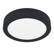 Eglo 900581 Накладной светильник диммируемый FUEVA 5, 11W (LED), 3000K, ?160, сталь, черный / пластик, белый 900581