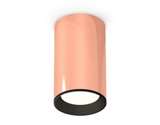 Ambrella Комплект накладного светильника XS6326002 PPG/SBK золото розовое полированное/черный песок MR16 GU5.3 (C6326, N6102) XS6326002