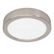 Eglo 900583 Накладной светильник диммируемый FUEVA 5, 11W (LED), 3000K, ?160, сталь, матовый никель / пластик, белый 900583