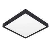 Eglo 900588 Накладной светильник диммируемый FUEVA 5, 20,5W (LED), 3000K, L285, B285, H28, сталь, черный / пластик, белый 900588