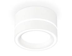 Ambrella Комплект накладного светильника с акрилом XS8101018 SWH/FR белый песок/белый матовый GX53 (C8101, N8433) XS8101018