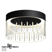 Novotech 359004 OVER NT23 000 черный Светильник накладной светодиодный IP20 LED 4000K 18W 85-265V AURA 359004